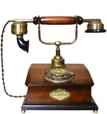 Historické stolní telefony